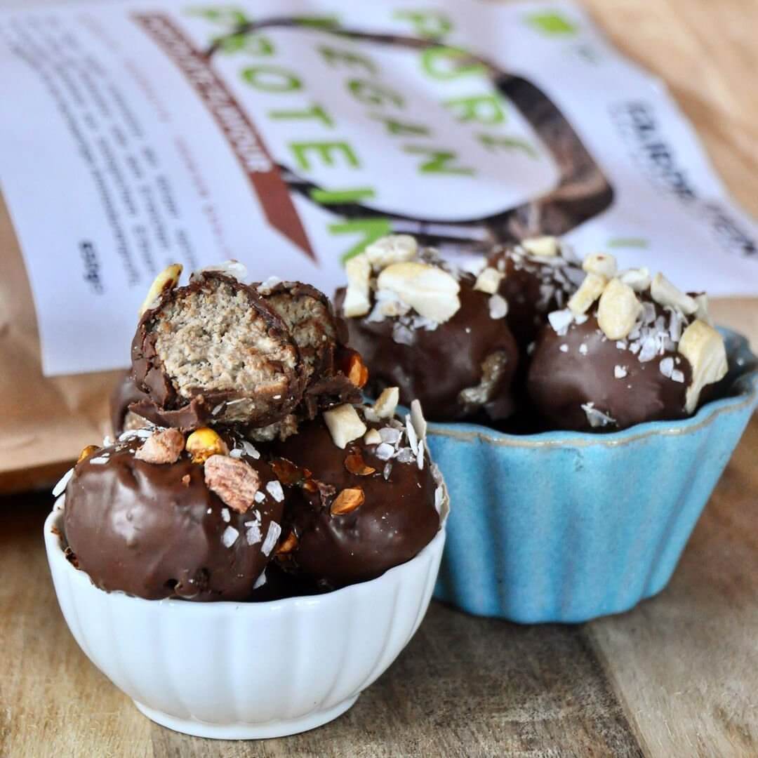 Boule de protéines au chocolat