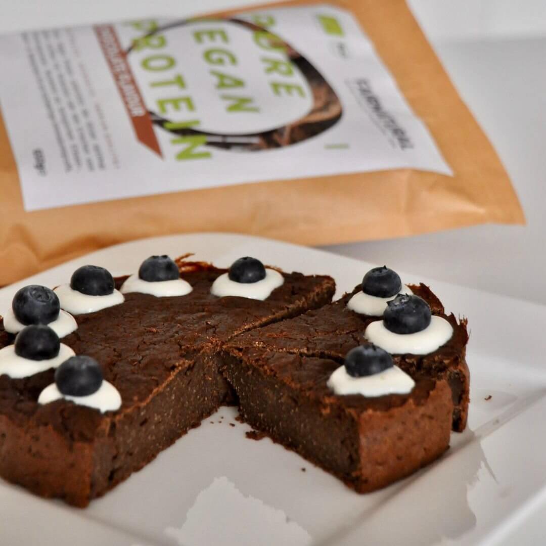 Brownie végétalien à la citrouille