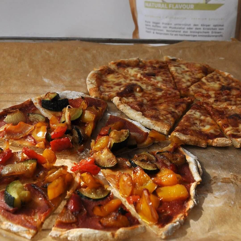 Pizza aux protéines