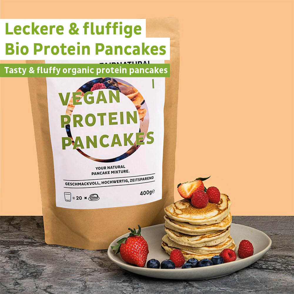 Pancakes protéinés bio végétaliens