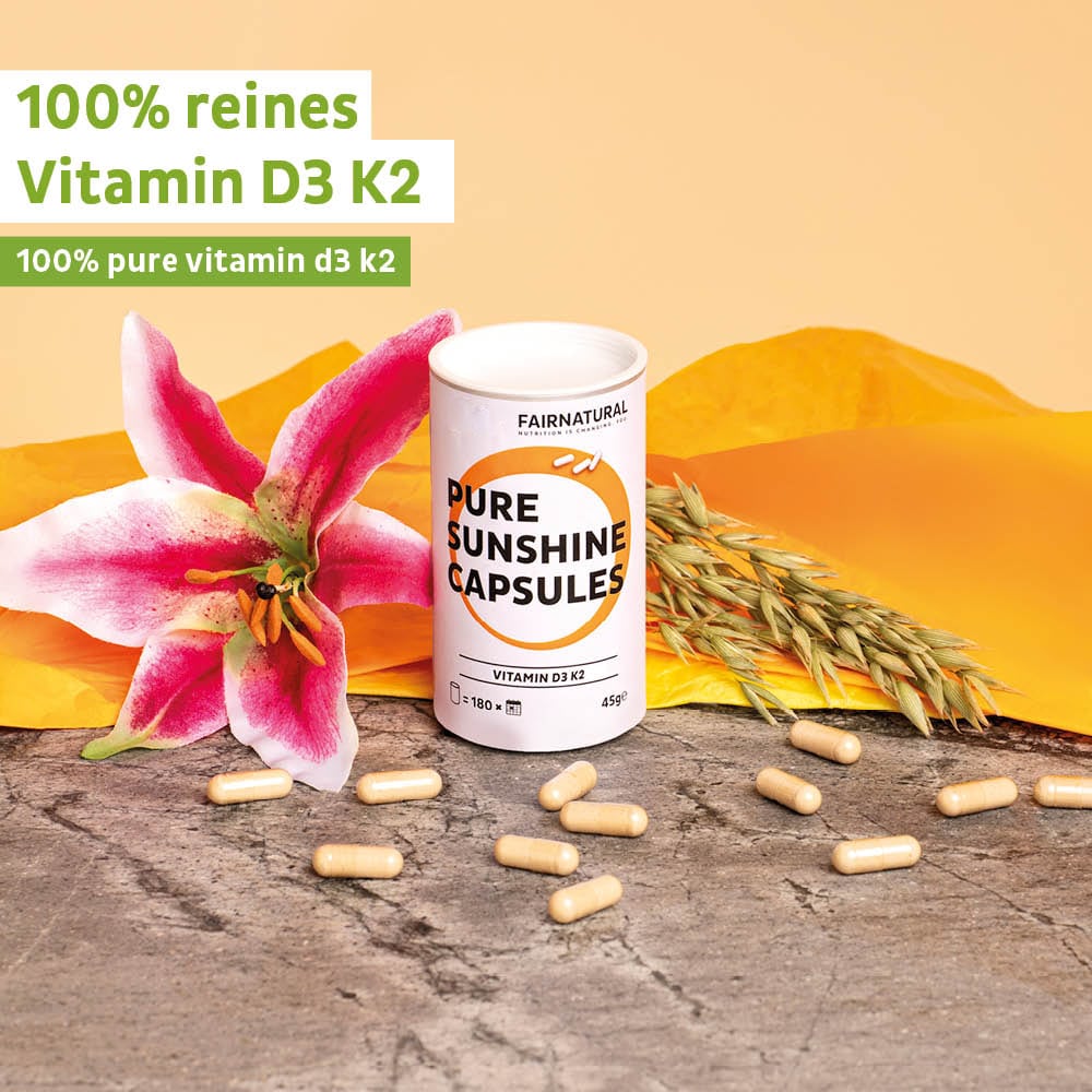 Gélules de vitamine D3 K2