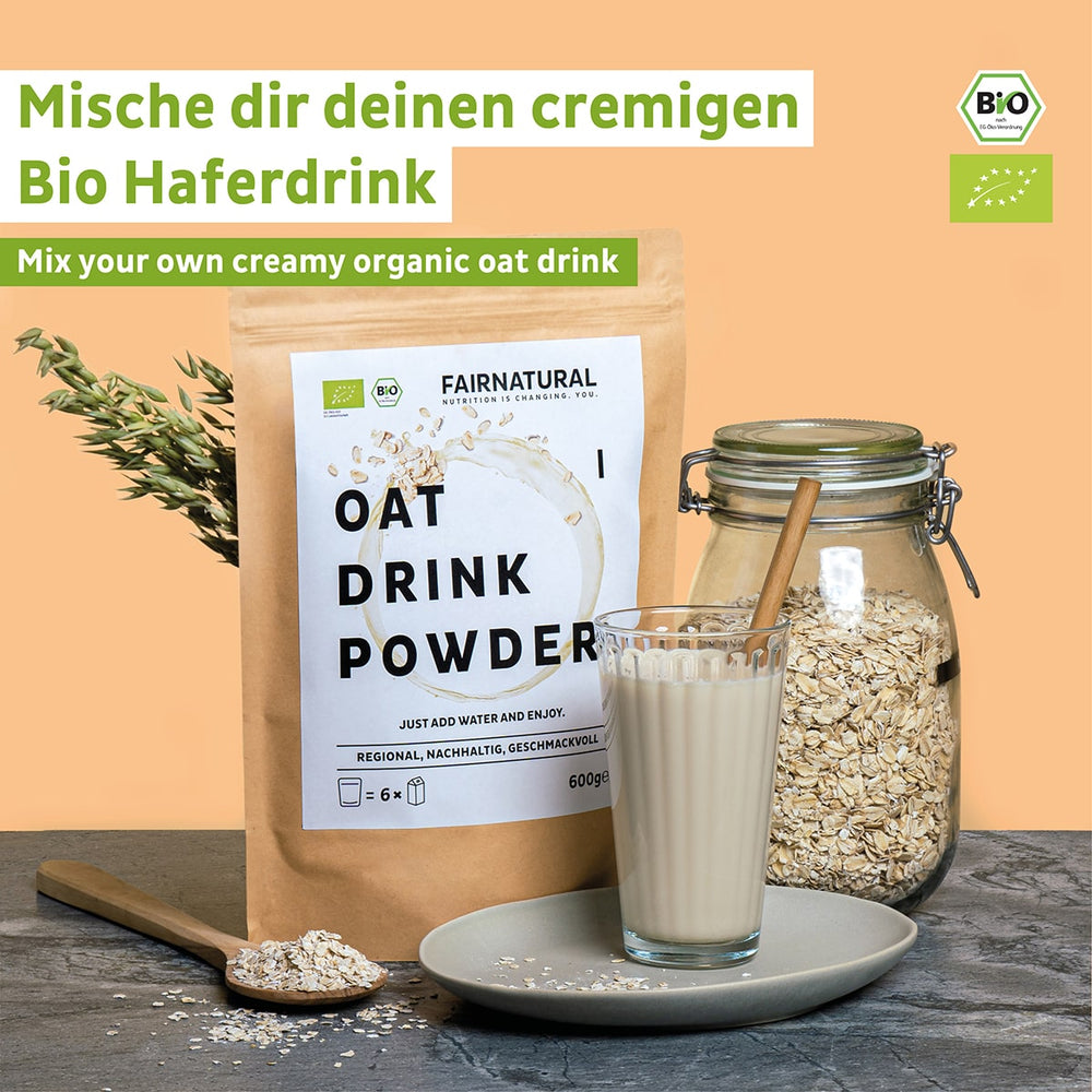 Bio Hafermilch-Pulver, Mische deinen BIO Haferdrink