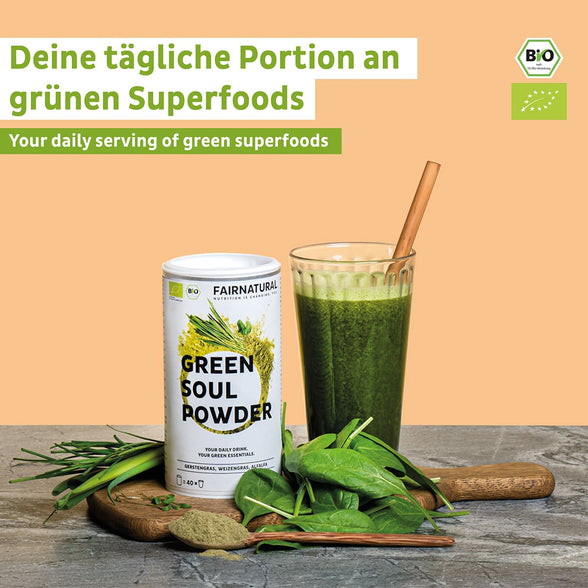 Poudre de smoothie vert bio